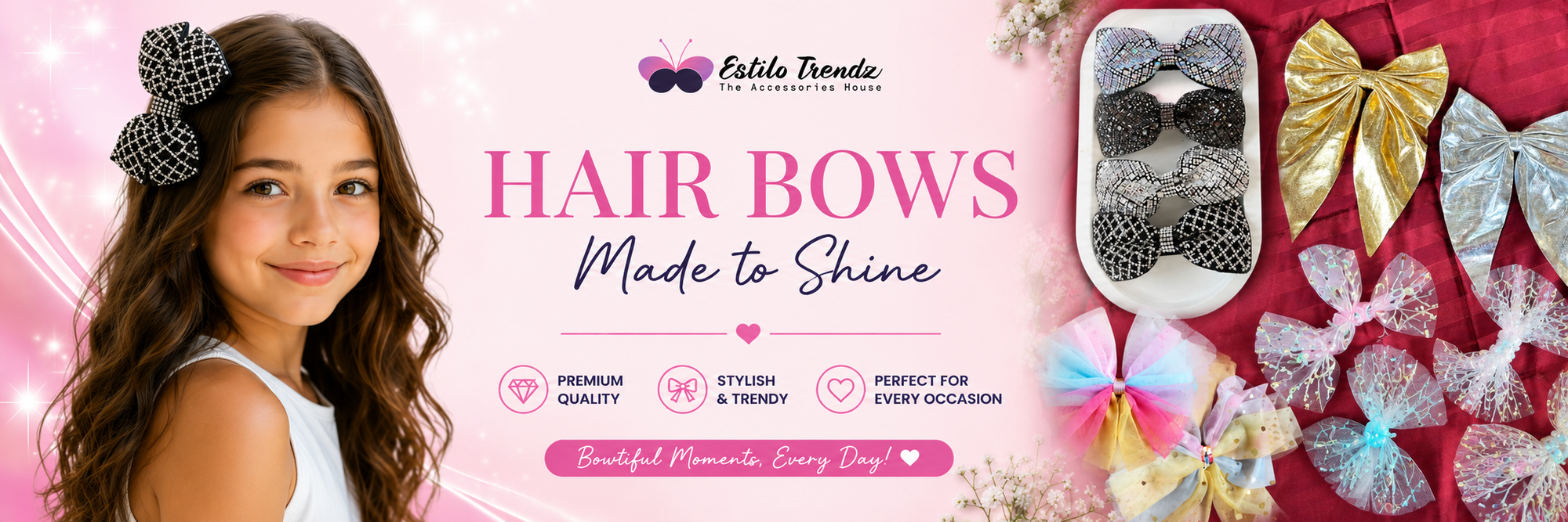 Bow Hairclips