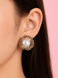 Celeste Pearl Statement Earrings