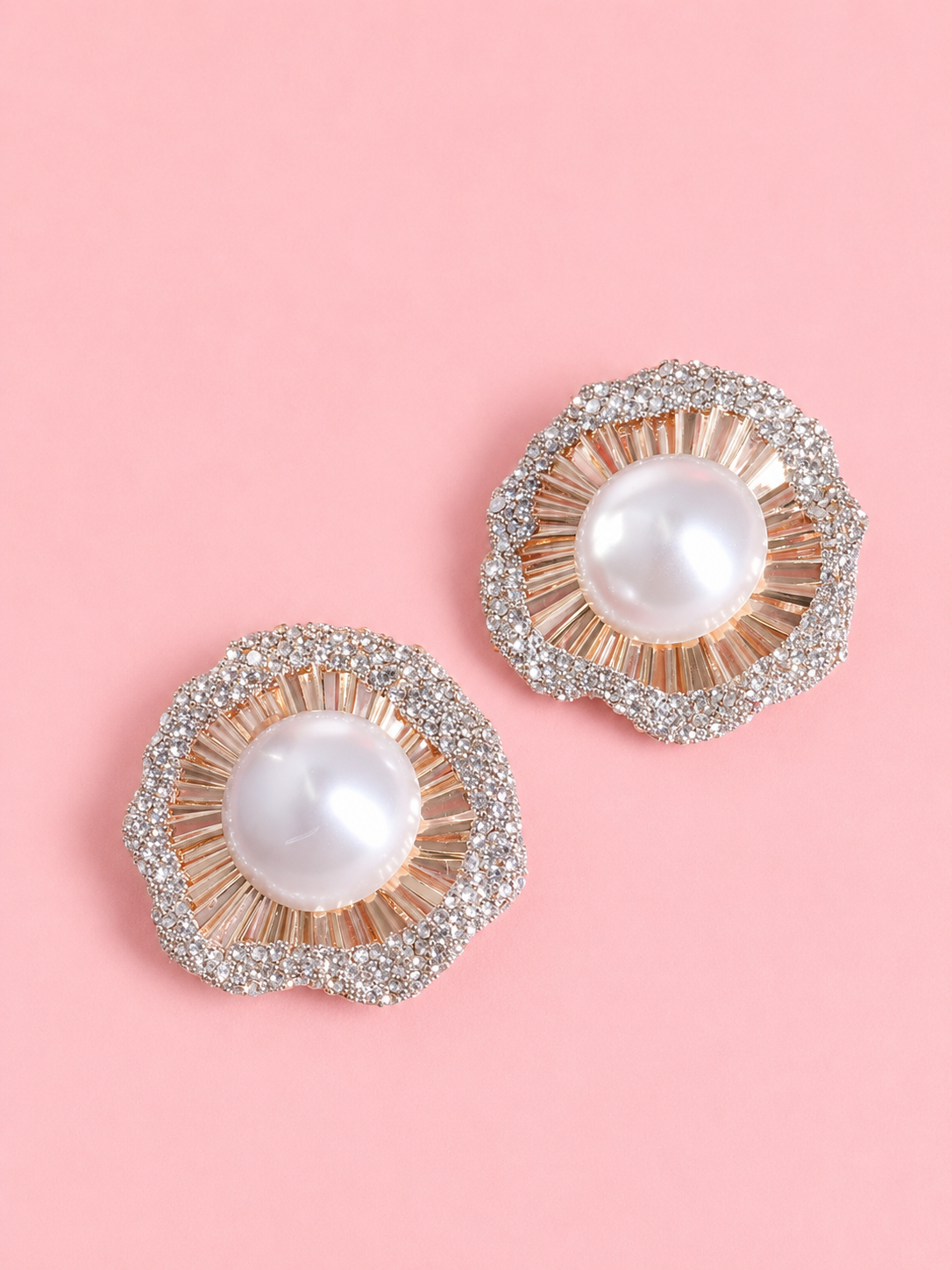 Celeste Pearl Statement Earrings