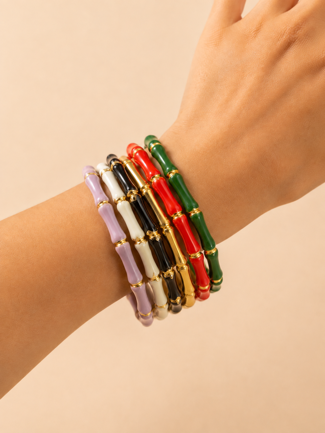 Bamboo-Style Kada Bracelet