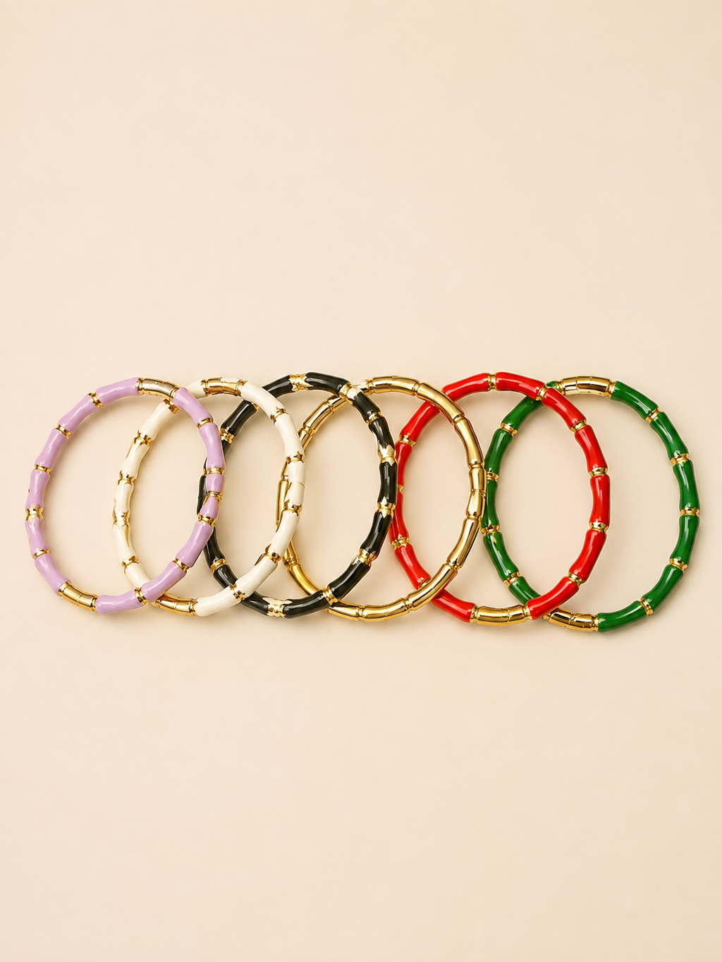 Bamboo-Style Kada Bracelet