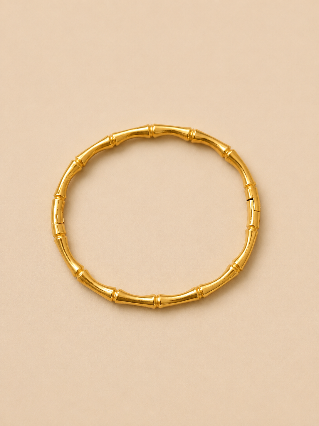Bamboo-Style Kada Bracelet