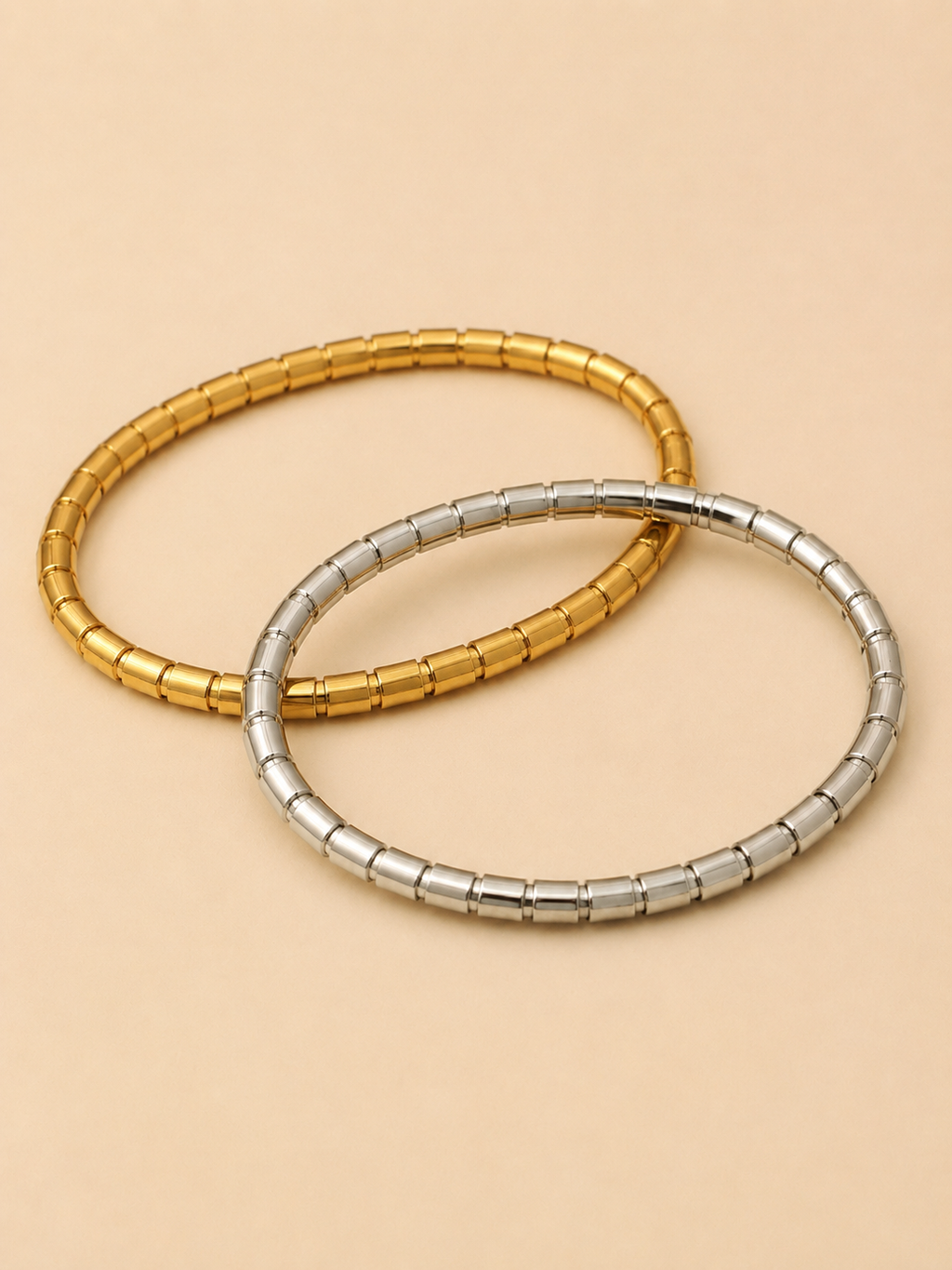Sleek Segmented Kada Bracelet